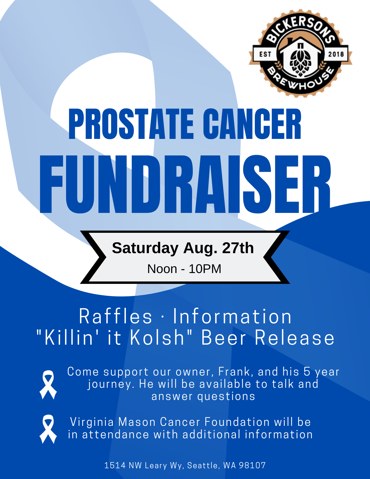 Prostate Cancer Fundraiser Flyerpng Visit Ballard